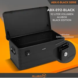 AluBox Aufbewahrungsbox E92 79 x 44,5 x 35 cm 1-tlg. Schwarz