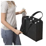 Home-trends24.de Flaschenträger Flaschenträger Filz 6 Flaschen Flaschenhalter Tasche