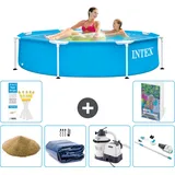 Frame Pool Rund - 244x51 Cm - 7-teilig  S89