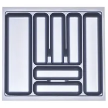 SOTech Orga-Box Besteckeinsatz 51,9 x 5,5 x 47,3 cm Kunststoff silber