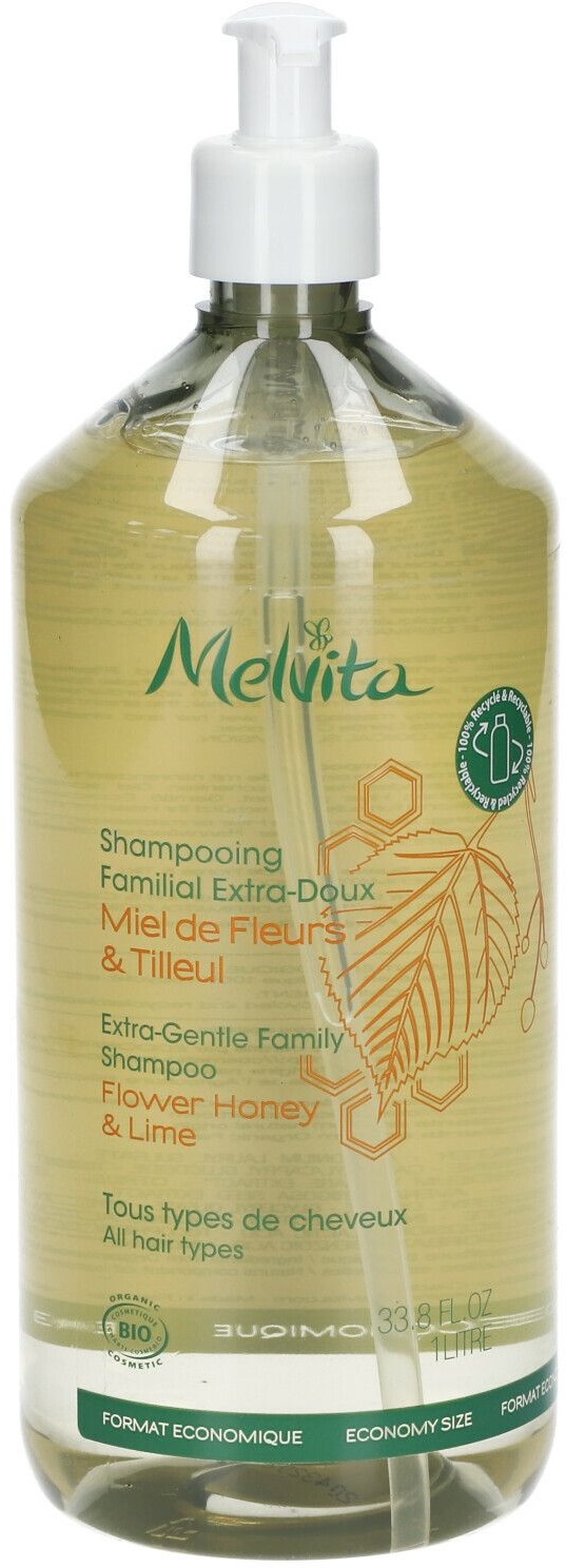 Melvita Les Essentiels Shampooing Familial Bio 1000 ml shampooing