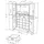 Hti-Living Weinregal Imelda 1-tlg. 16 x 0 x 0 cm Braun