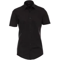 Venti Kurzarmhemd schwarz, schwarz, NOS