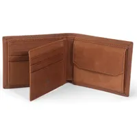 DONBOLSO Geldbörse Herren Portemonnaie vintage braun