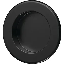 hermeta Muschelgr.Alu.schwarz pulv.rd.EL.-D.50mm - 4555-70E