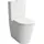 Laufen Meda Stand-WC-Kombination mit WC-Sitz Weiß matt spülrandlos