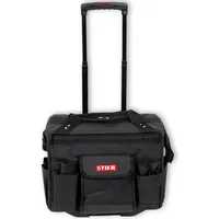 Stier Werkzeugtrolley Premium+ leer schwarz 19 Fächer