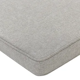 Beliani Bankauflage 108 x 45 x 5 cm grau 1 St.