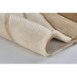KLEINE WOLKE Badteppich Ocean Taupe 150 x 80 cm