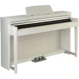 Fame DP 8600 BT WP V2 Digitalpiano, Weiß Hochglanz, 88 Tasten mit Hammermechanik, 181 Sounds, 50 Styles, USB MIDI/AUDIO Interface, Aufnahmefunktion, inklusive Dreifachpedal und Netzteil