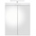 trendteam Amanda 60 cm weiß LED-Aufbauleuchte