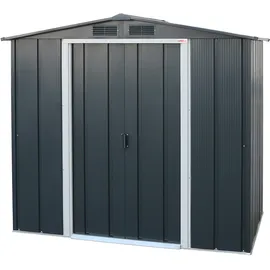 Tepro Metallgerätehaus Eco 6x4 1,92 x 1,12 m anthrazit