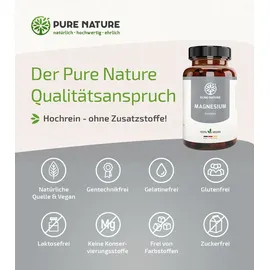 PureNature Magnesium Komplex hochdosiert 400 mg 180 Kapseln