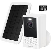 Imou 2.5K 4MP Überwachungskamera Aussen AußenAkku mit Solarpanel, WLAN IP Kamera Outdoor, Personenerkennung, Nachtsicht in Farbe, integrierte 32G-SD-Karte, Zwei-Wege-Audio (Cell 2 Kit)