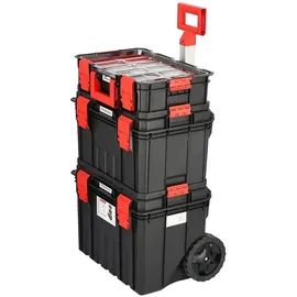 Kistenberg Modular Solution Werkzeugkoffer 3in1 Set schwarz 35,5 x 53 x 82,5 cm