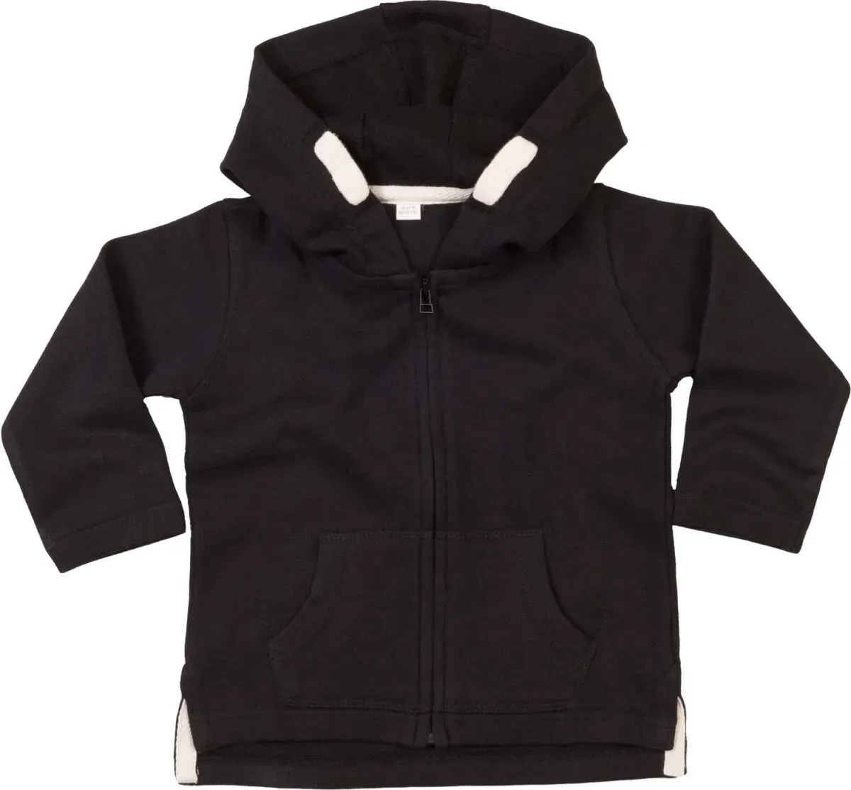 Babybugz Kinder Baby Kapuzen Sweatjacke Baby-Sweatjacke BZ32 black 2-3 years