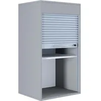 VCM Aktos L Rollladenschrank 50 x 40 x 93 cm grau