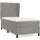 vidaXL Boxspringbett 100 x 200 cm Hellgrau