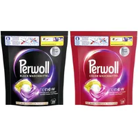 PERWOLL All-in-1 Caps 2x 19 WL (38WL) Black & Color 2x 256,5g