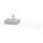 Duravit XSquare Konsole XS060HL3939 160x55cm, mit 1 Ausschnitt links, Nordic Weiß Seidenmatt