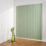 LIEDECO Lamellenvorhang »Lamellenvorhang Vertikalanlage Verdunkelung - 127 mm Lamelle«, (1 St.), Kürzbare Vertikalanlage Verdunkelung Liedeco jade