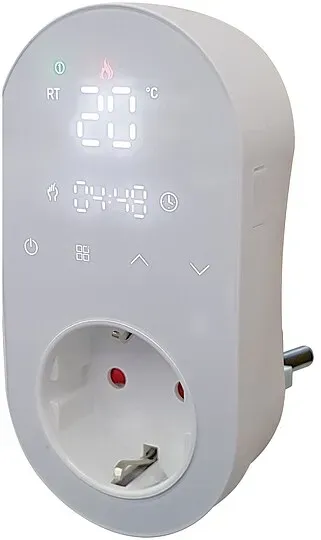jollytherm WLAN Raumthermostat mit Steckdosenanschluss, Alexa-Funktion, Timmerfunktion, Bedienungsanleitung - 10595
