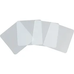 Untersetzer-Set 4-teilig PP transparent farblos