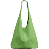 CASPAR Modell No.767 Shopper Wildleder Hell Grün