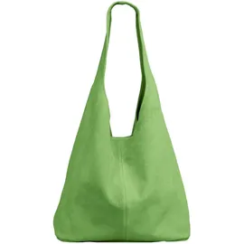 CASPAR Modell No.767 Shopper Wildleder Hell Grün