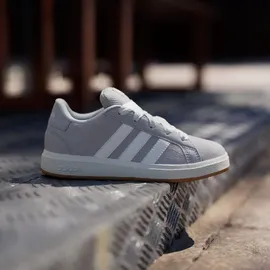 adidas Grand Court 00s Kids Grey Two/Off White/Gum 29 JH6179
