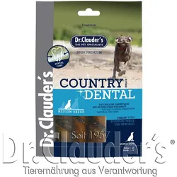 Dr. Clauder's Dental Snack Hundesnacks Country Fisch 9 x 100 Gramm