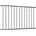 Zaunfeld 100 Schwarz/Stahl