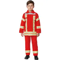 Maskworld Feuerwehr Kostüm für Kinder rot (140)