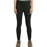 Jack Wolfskin Klintal Leggings - Black - XS