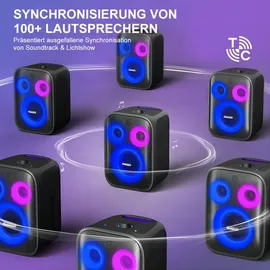 Tronsmart Halo 200 with microphone (black) (18 h, Batteriebetrieb), Bluetooth Lautsprecher, Schwarz