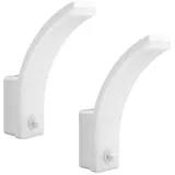 Maclean Brackets 2x LED-Wandlampe PIR-Bewegungsmelder Weiß 20W IP65 2000lm Neutralweiß
