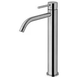 Paffoni Light hohe Waschtischarmatur Stahl LIG081ST