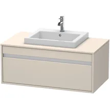 Duravit Waschtischunterschrank 1 Auszug 100 x 42,6 x 55,5 cm Taupe Matt