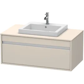 Duravit Waschtischunterschrank 1 Auszug 100 x 42,6 x 55,5 cm Taupe Matt