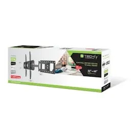 TECHLY Klammer für LCD-Display - Schwarz - Bildschirmgröße: 81.3-165.1 cm 32”-65” FullMotion Slim