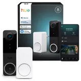 Philips Hue Secure Video-Türklingel 2K mit Bewegungserkennung Schwarz