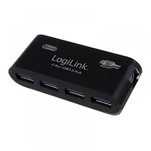 Logilink USB 3.0 Hub 4-Port Schwarz