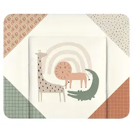 Julius Zöllner Wickelauflage SOFTY, 85x75cm Wild Friends