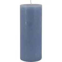 Chic Antique Macon rustikale Stumpenkerze 25 x 10 cm sky blue