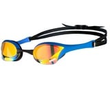 Arena Cobra Ultra Swipe Mirror Schwimmbrille, Gelb / Kupfer / Blau