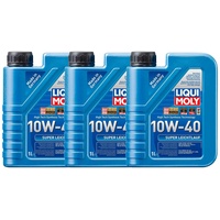 ILODA 3X Original Liqui Moly 1L Super Leichtlauf 10W-40 Motoröl Motorenöl Öl Oil 1300