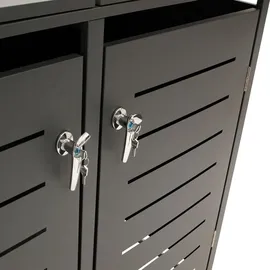 DEGAMO Mülltonnenbox Köln 115 x 62 x 102 cm grau