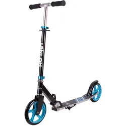 Hudora 14522 Hornet Scooter 200, schwarz/hellblau City - Scooter EINHEITSGRÖSSE