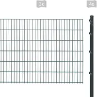 Arvotec Doppelstabmattenzaun »ESSENTIAL 123 zum Einbetonieren«, Zaunhöhe 123 cm, Zaunlänge 2 - 60 m 98963611-0 anthrazit H/L: 123 cm x 6 m