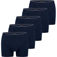 SCHIESSER Retro Boxershorts unifarben blau M 5er Pack